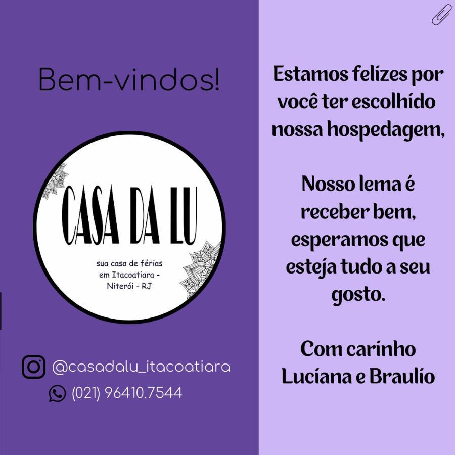 Casa Da Lu Itacoatiara -Apartamento Costao Niterói Exterior foto